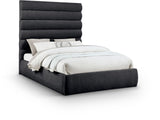 Adam - Chenille Fabric Bed With 70.5" Headboard