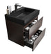 Alice - Bathroom Vanity Wall Mounted With Sink, Large Storage Floating Bathroom Vanity For Modern Bathroom, One-Piece Sink Basin Without Drain And Faucet