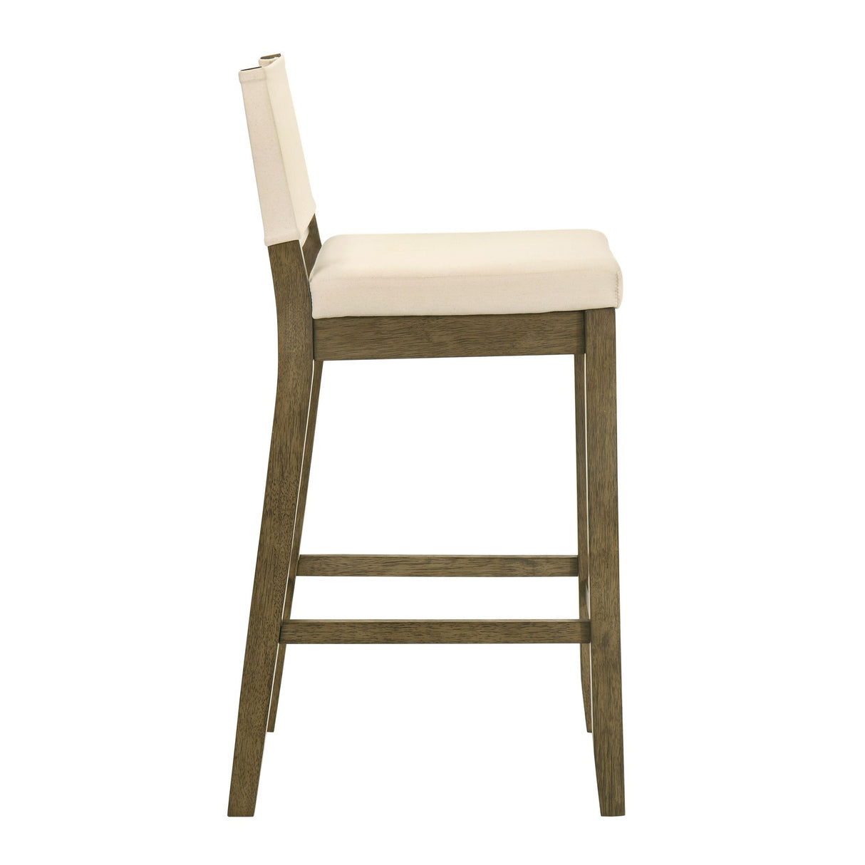 Yaneli - Contemporary Natural Wood Bar Height Kitchen Bar Stool