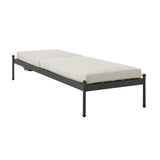 Leni - Outdoor Lounge Chaise With Cushions And Powder Coated Aluminum Frame - Moonveil / Warm Gray