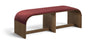 Sable - 52" Velvet Performance Fabric Upholstered Bench