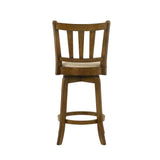 Wren - Modern Farmhouse Swivel Wood Counter Height Kitchen Bar Stool