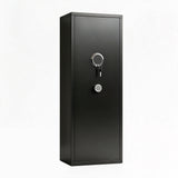 Rifle Safe, Biometric & Keypad Lock, Adjustable Gun Racks With Built In Alarm System