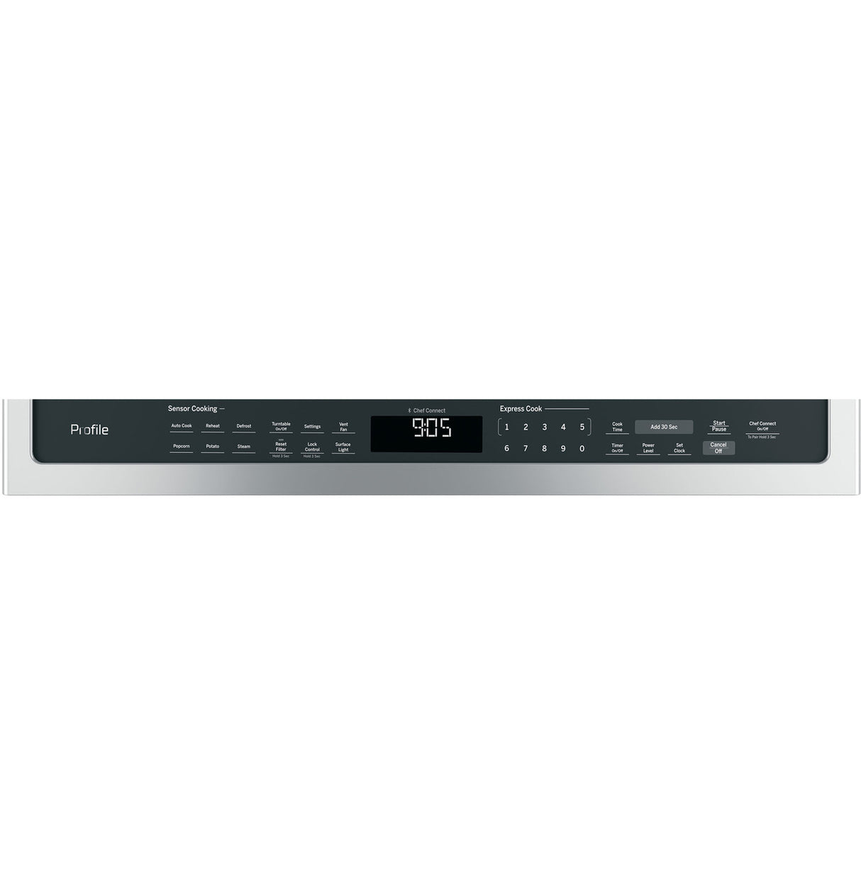 GE Profile PVM9005SJSS sensor cooking controls