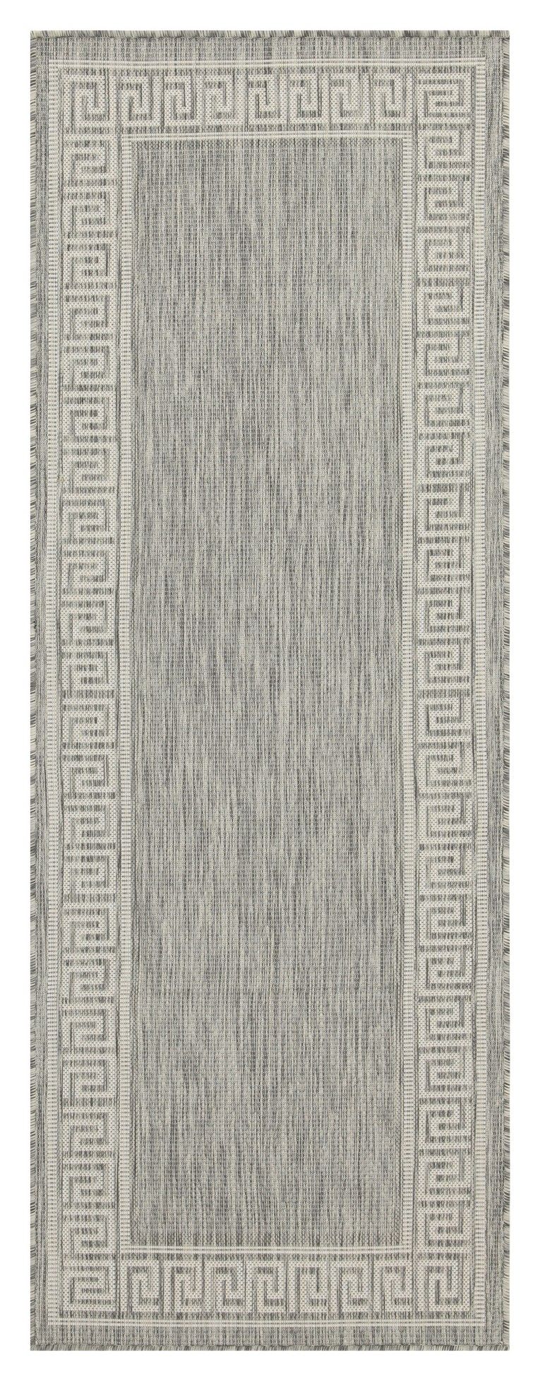 Sunshine - 5'3" X 7'3" Indoor, Outdoor, Area Rug Polypropylene - Silver
