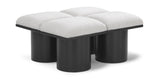Pavilion - 4 Piece Modular Bench With Black Base