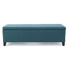 Contemporary Storage Ottoman Bench With Polyester Upholstery