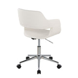 Margarite - Task Chair - Chrome Metal