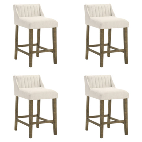 Fauna - Modern Transitional Wood Counter Height Kitchen Bar Stool
