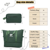 Softside Luggage Expandable Set With Duffel Bag Upright Spinner