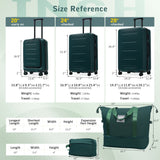 Hardside Luggage Set 5 Piece With Front Opening