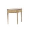 Vintage Inspired Storage Console Table With Fluted Doors