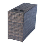 Comfortable Modern Patio Rattan Sectional Set With Cushions