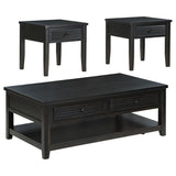 Concord - Coffee And End Table Set Distressed