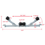 Heavy Duty Boat Trailer Support Bracket With Keel Rollers