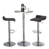 Ale - Round Bar Set - Chrome Metal