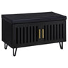 Clackamas - 2 Door Storage Bench With Padded Seat