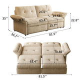 Sofa Bed, 2 In 1 Design For Living Rooms