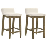 Annikah - Modern Transitional Wood Counter Height Kitchen Bar Stool