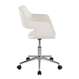 Margarite - Task Chair - Chrome Metal