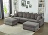 5 Seater Oversized Convertible L & U Shaped Couch