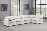 Indulge - Faux Leather 5 Piece Modular Sectional