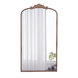 Arch Mirror, Baroque Inspired Wall Decor For Bathroom, Bedroom, Living Room