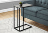 Accent Table, C - Shaped, Space-Saving Functionality