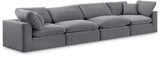 Comfy - Velvet Modular Sofa 4 Seats