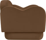 Bloom - Velvet Chair - Saddle