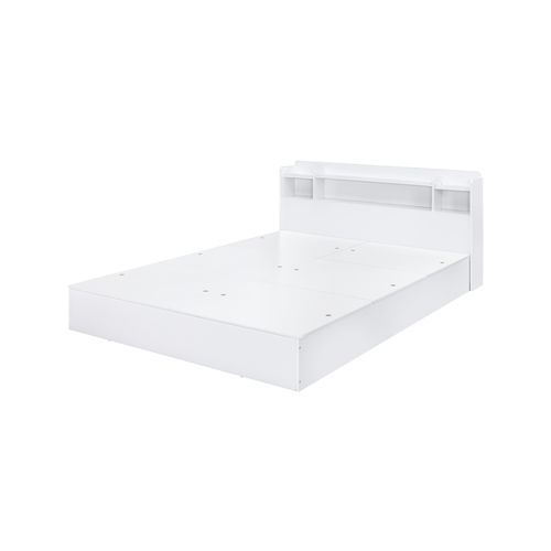 Perse - Queen Bed With Storage - White