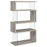 Elias - 4 Shelf Bookshelf With Zigzag Design