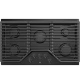 GE JGP5036DLBB - 36 in. 5-Burner Natural Gas Cooktop with Simmer Burner & Power Burner - Black