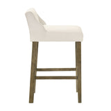 Fauna - Modern Transitional Wood Bar Height Kitchen Bar Stool
