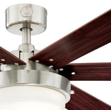 Westinghouse 7205100 Alloy II 52-Inch Indoor Ceiling Fan with LED Light Kit
