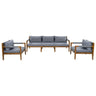 3 Piece Outdoor Sectional Sofa Set