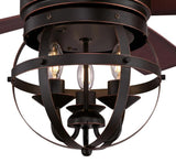 Westinghouse 7217100 Stella Mira 52-Inch Indoor Ceiling Fan with Dimmable LED Light Kit