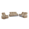 Electra - 3 Piece Power Reclining Sofa, Loveseat And Recliner Set With Power Headrests, Massage And LED Lighting