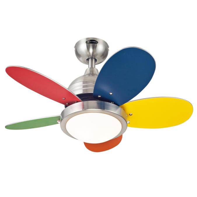 Westinghouse 7223600 Roundabout 30-Inch Indoor Ceiling Fan with Dimmable LED Light Fixture