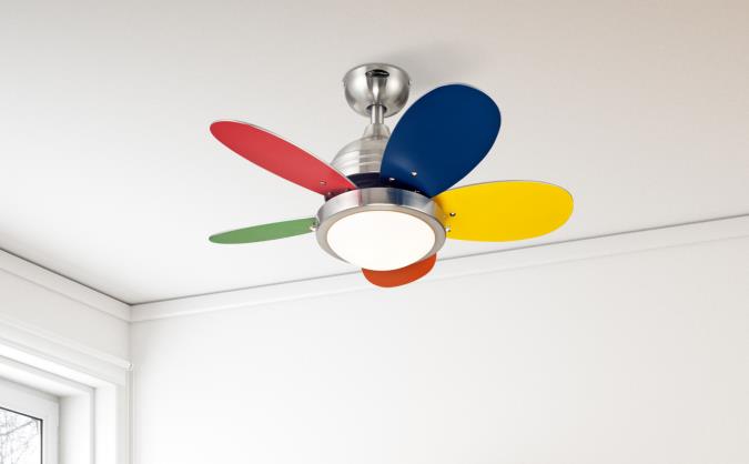 Westinghouse 7223600 Roundabout 30-Inch Indoor Ceiling Fan with Dimmable LED Light Fixture
