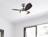 Westinghouse 7224100 Wengue 30-Inch Indoor Ceiling Fan with Dimmable LED Light Fixture