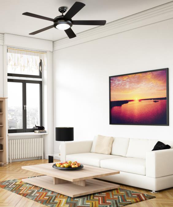 Westinghouse 7224200 Comet 52-Inch Indoor Ceiling Fan with Dimmable LED Light Fixture