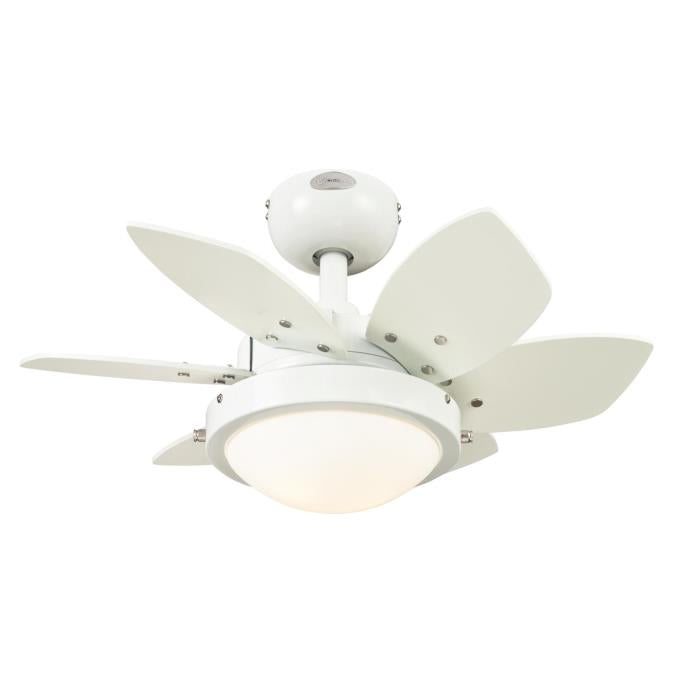 Westinghouse 7224700 Quince 24-Inch Indoor Ceiling Fan with Dimmable LED Light Fixture