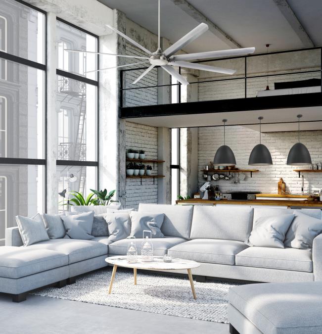 Westinghouse 7224900 Widespan 100-Inch Indoor Ceiling Fan, DC Motor