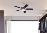 Westinghouse 7230300 Cassidy 36-Inch Indoor Ceiling Fan with Dimmable LED Light Fixture