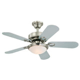 Westinghouse 7230300 Cassidy 36-Inch Indoor Ceiling Fan with Dimmable LED Light Fixture