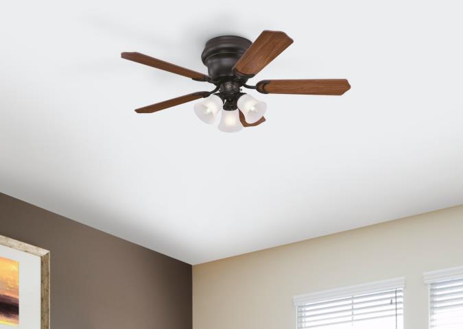Westinghouse 7231300 Contempra Trio 42-Inch Indoor Ceiling Fan with Dimmable LED Light Fixture