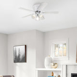 Westinghouse 7231400 Contempra Trio 42-Inch Indoor Ceiling Fan with Dimmable LED Light Fixture