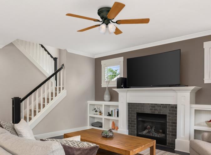 Westinghouse 7232100 Contempra IV 52-Inch Indoor Ceiling Fan with Dimmable LED Light Fixture