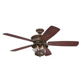 Westinghouse 7233400 Brentford 52-Inch Indoor/Outdoor Ceiling Fan with Dimmable LED Light Fixture
